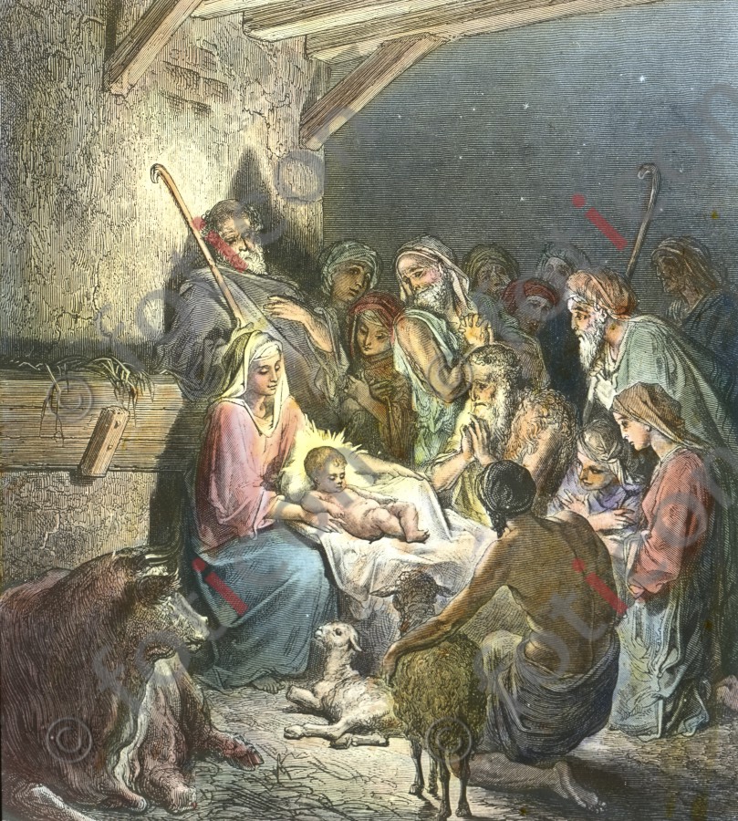 Die Geburt Christi | The Nativity  - Foto simon-134-010.jpg | foticon.de - Bilddatenbank für Motive aus Geschichte und Kultur